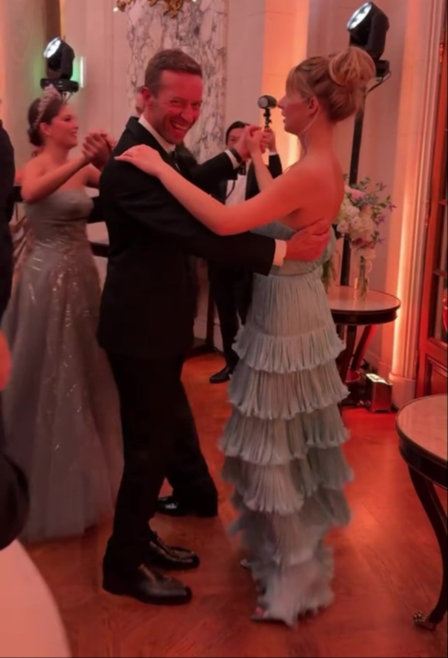 Chris Martin and daughter Apple danced at Le Bal des Debutantes