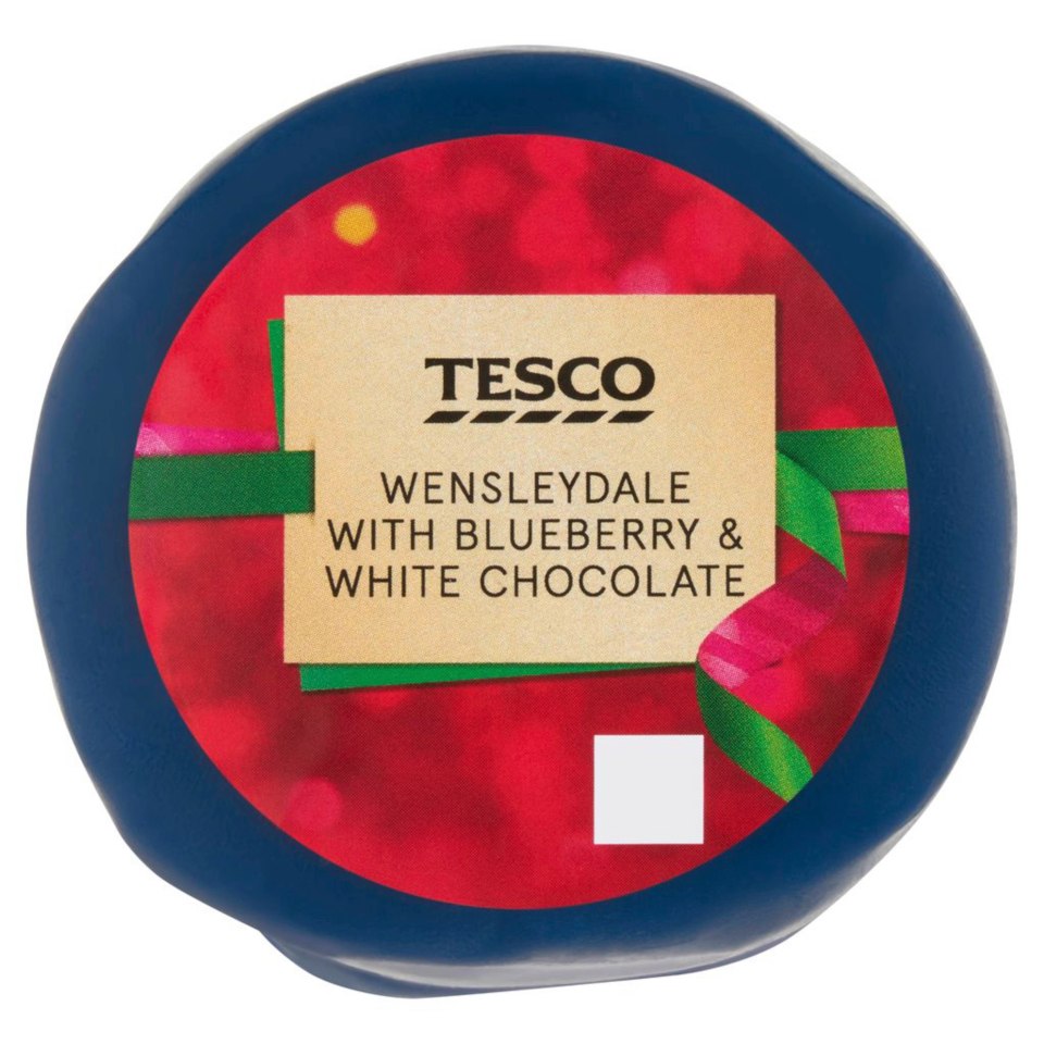 Tesco wensleydale with blueberry & white chocolate was very sugary