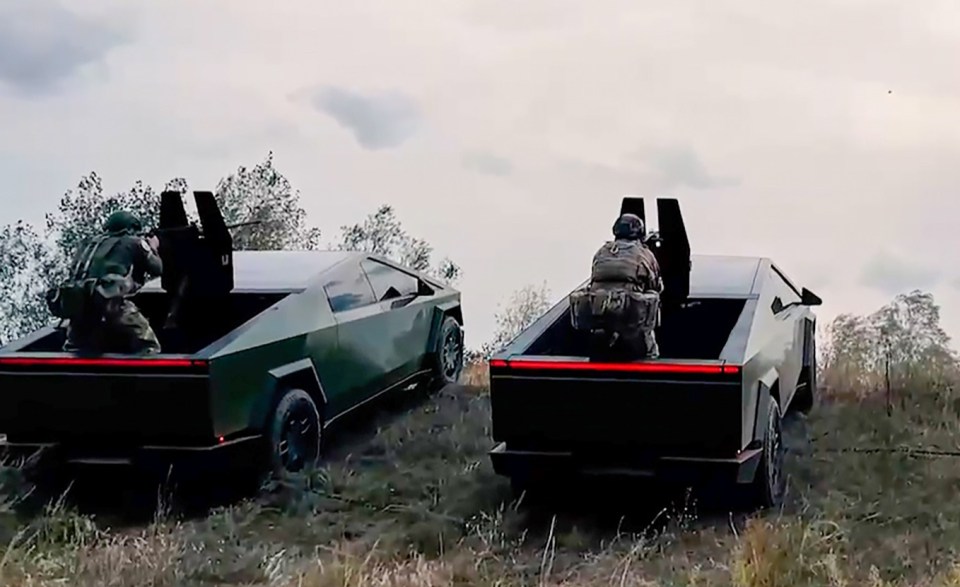 Kadyrov has been testing out Tesla's equipped with machine guns to be used by Putin inside Ukraine