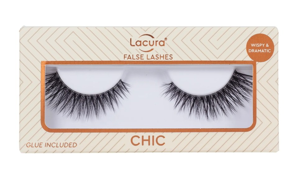 New Lacura Eyelashes from Aldi are £3.49 a pack