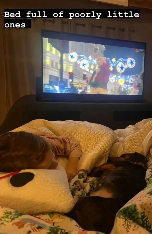 Mum-of-22 Sue revealed how she had put on Christmas movie to cheer them up