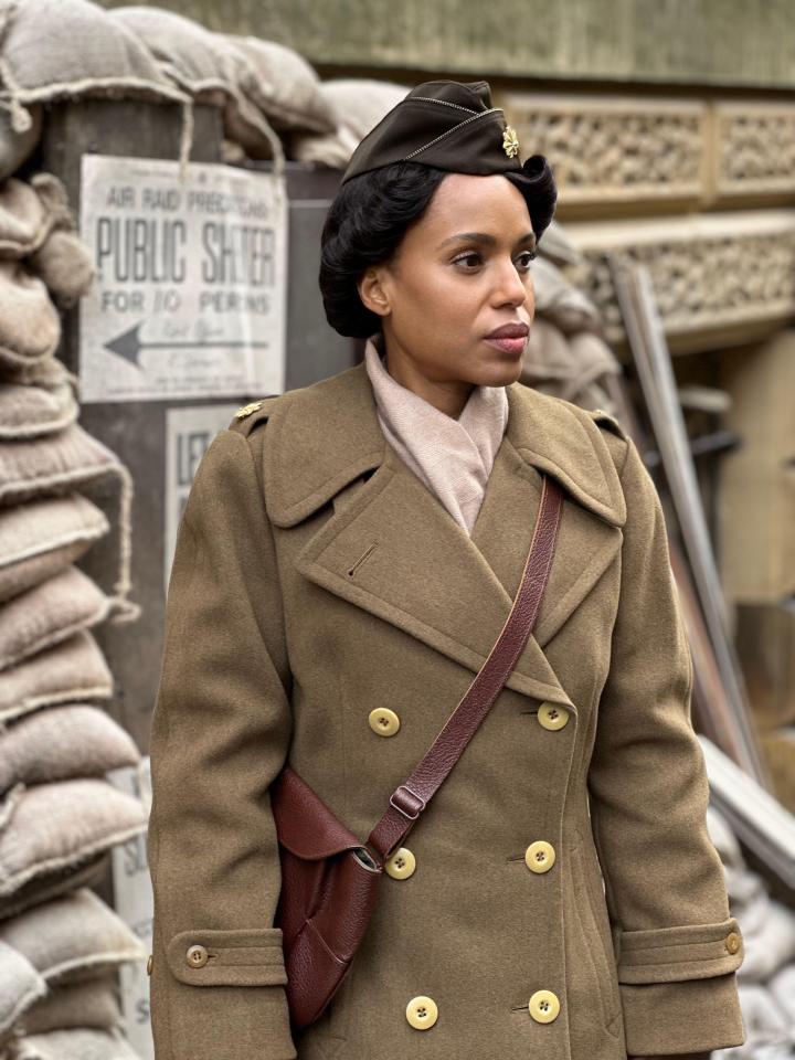 Major Charity Adams is played by Kerry Washington