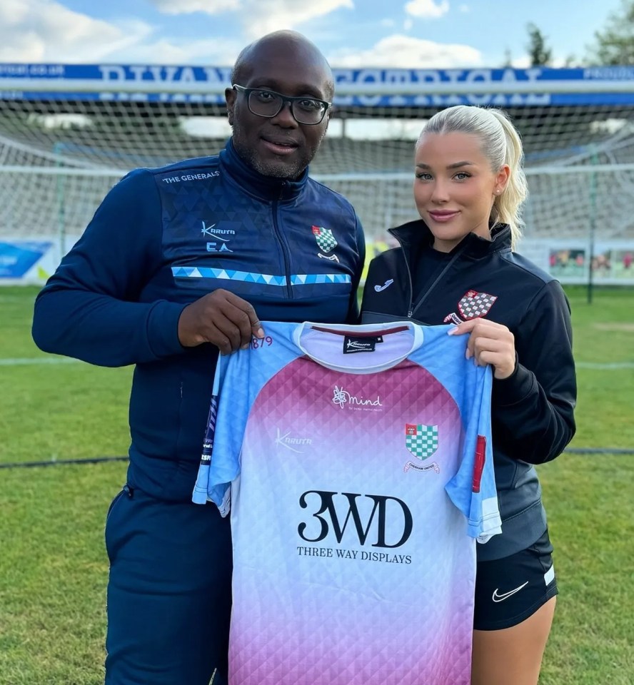 Madelene recently signed for Chesham United