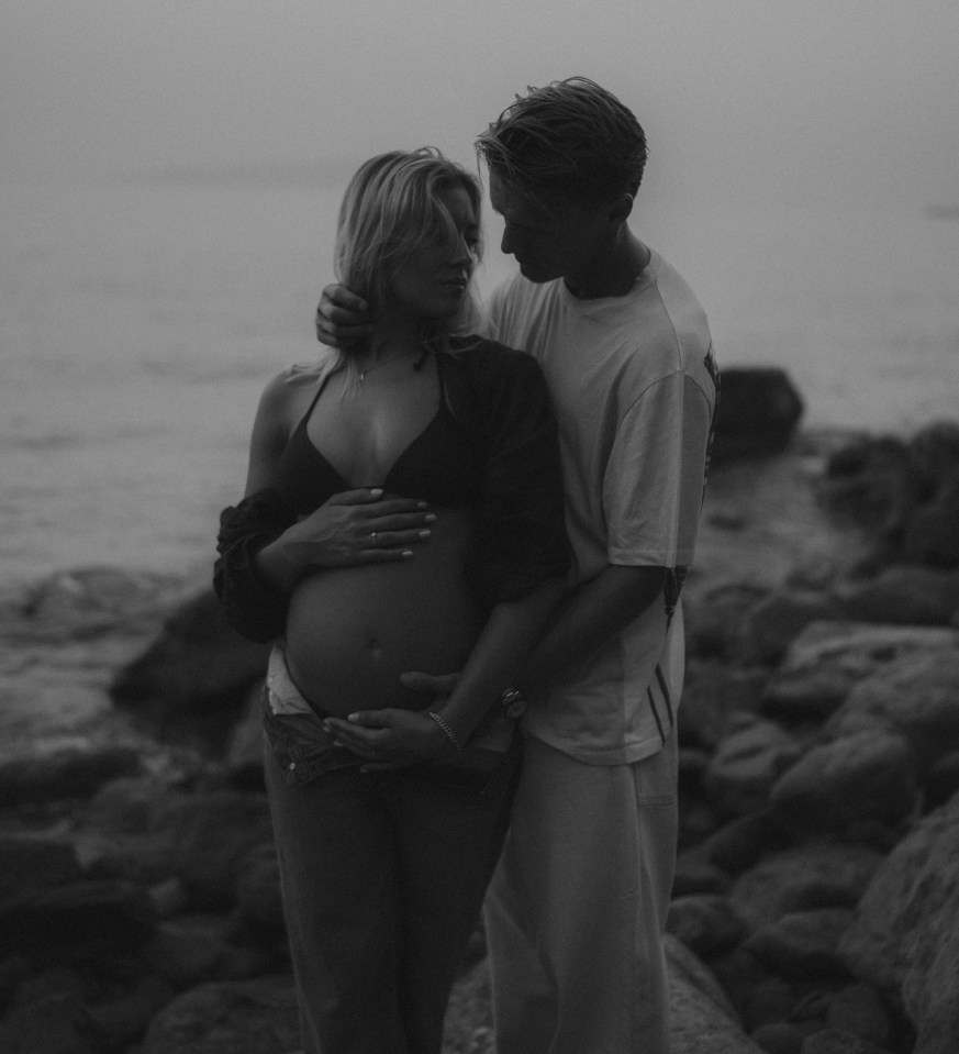 The pair shared a pregnancy pic in the summer