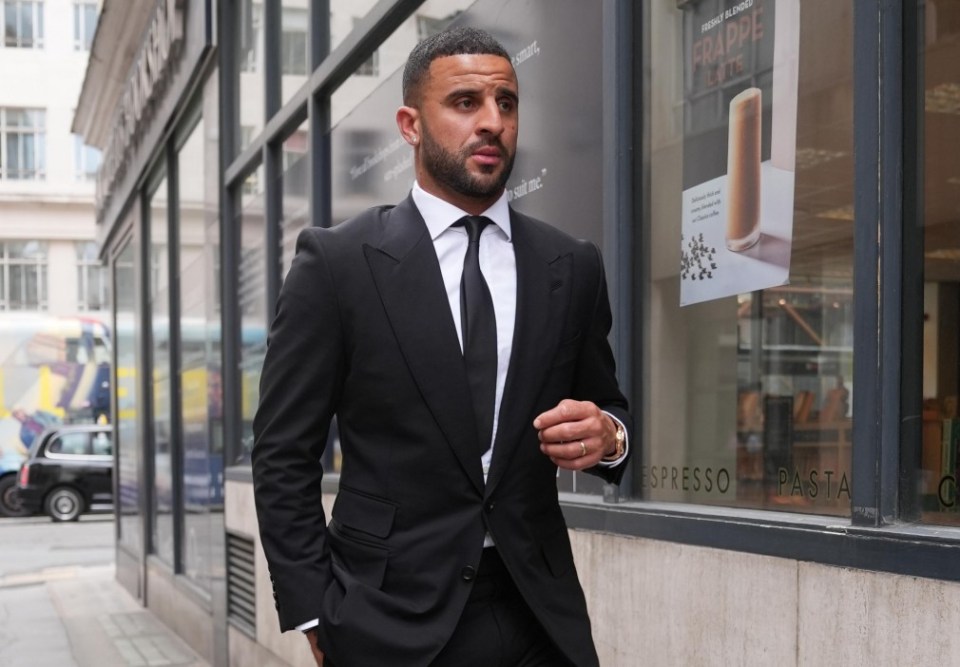 Previously unissued picture dated 16/07/2024 of Kyle Walker arriving at the Central Family Court in London. The England footballer has acted with dignity and generosity in a family court battle with model Lauryn Goodman over child maintenance payments for their daughter, a judge has ruled. Mr Walker, 34, appeared at the Central Family Court in London earlier this month in a dispute with Ms Goodman over the amount of money he should pay to support their one-year-old daughter, Kinara. Issue date: Tuesday July 30, 2024. PA Photo. See PA story COURTS Walker. Photo credit should read: Lucy North/PA Wire