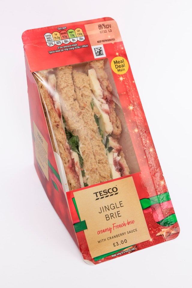 The Jingle Brie sandwich wasn't bad for £3