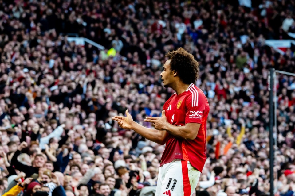 The United striker bagged a brace against Everton at Old Trafford