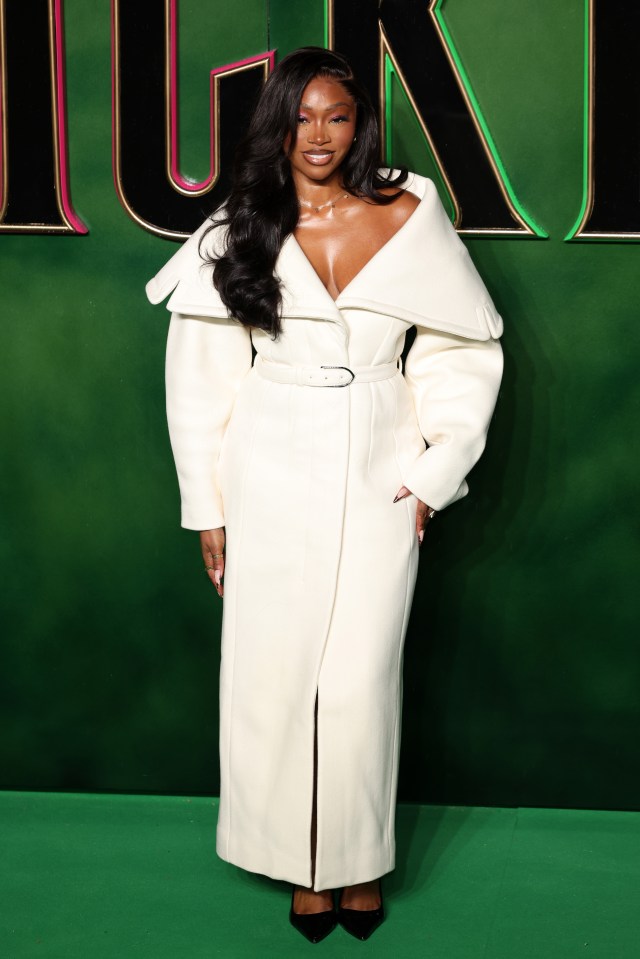 Uche Natori looking glamourous as she attended the "Wicked: Part One" UK Premiere at The Royal Festival Hall on November 18, 2024 in London