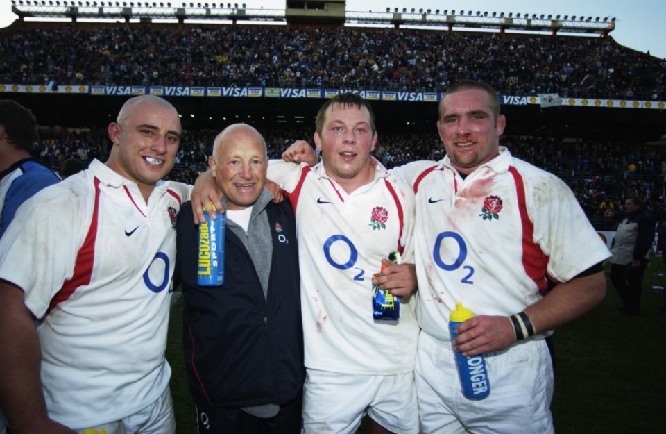 David Flatman, Phil Keith-Roach, Steve Thompson and Phil Greening (from left to right)