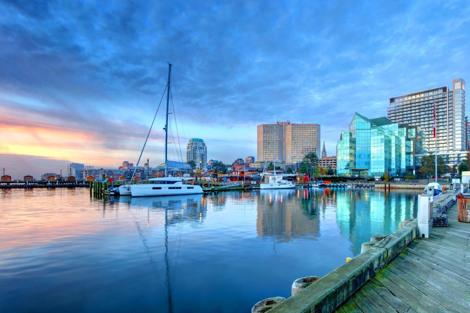 Halifax, the capital of Nova Scotia, is located almost exactly halfway between the Equator and the North Pole, and is just over a six-hour flight from the UK