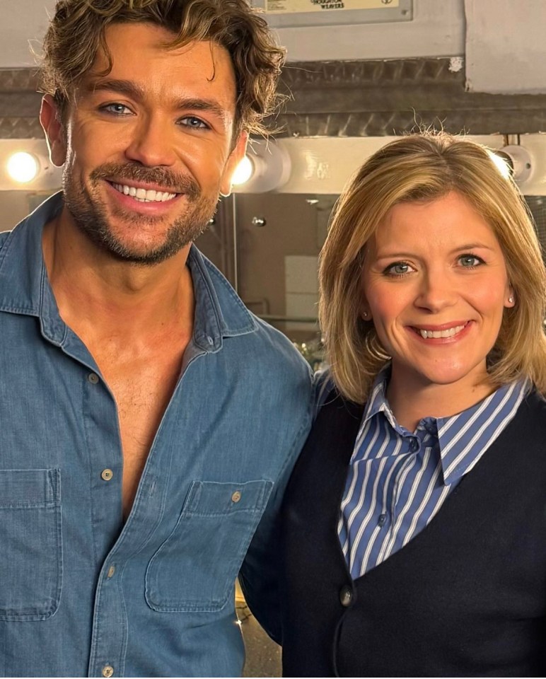 Jane Danson hosted a shock reunion with her co-star Emrhys Cooper