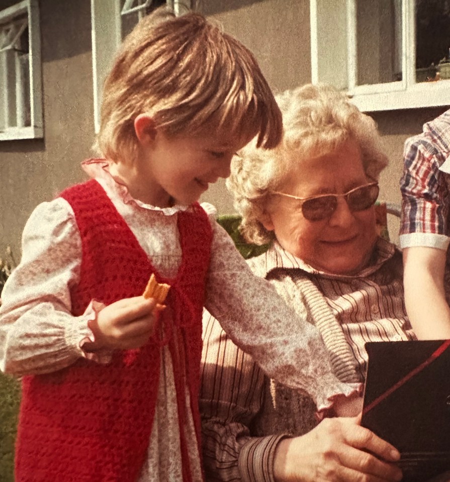 Jenny Hodges and her beloved gran Eileen in 1984