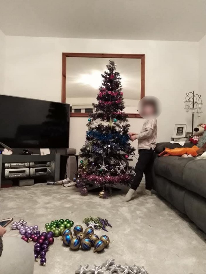 The couple pray for the day they can celebrate Christmas normally