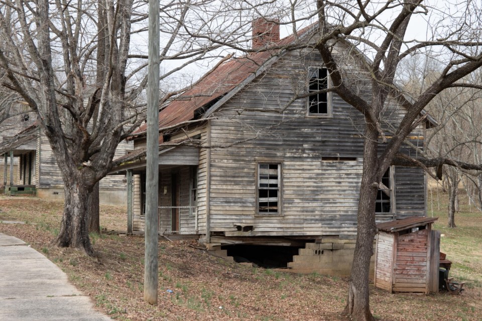 The Henry Mill Village in Burke County, North Carolina