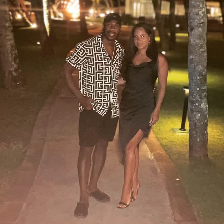 Michail Antonio and his ex-wife Debbie Whittle on their fifth wedding anniversary