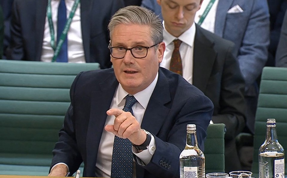 Keir Starmer at a Parliamentary Liaison Committee hearing.