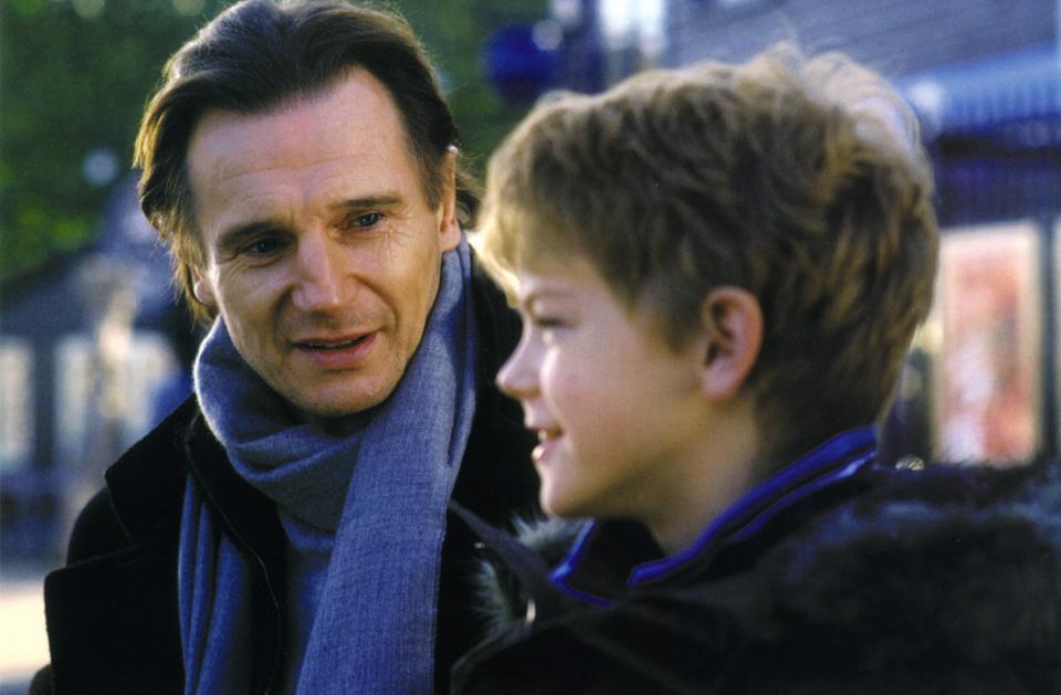 Love Actually follows a plot of intertwined love stories - including schoolboy Sam's