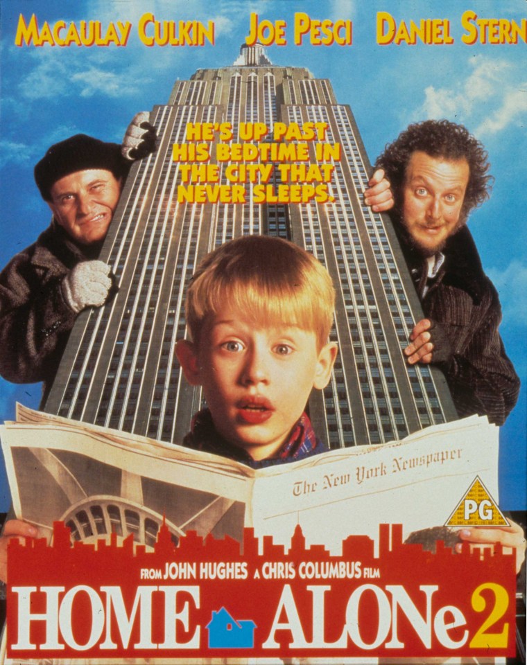 Home Alone 2 was a huge 90s hit movie