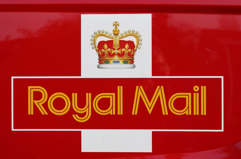 Royal Mail logo with crown.