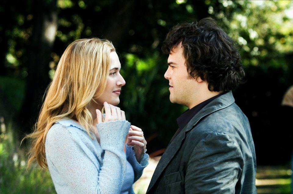 Kate Winslet and Jack Black in The Holiday.