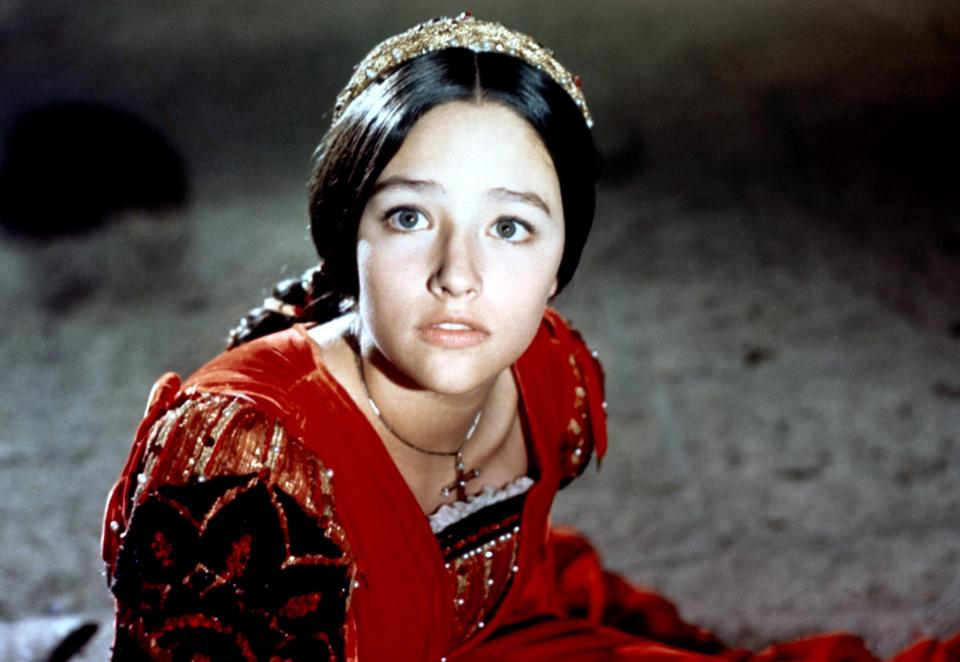 Hussey as Juliet in the 1968 film