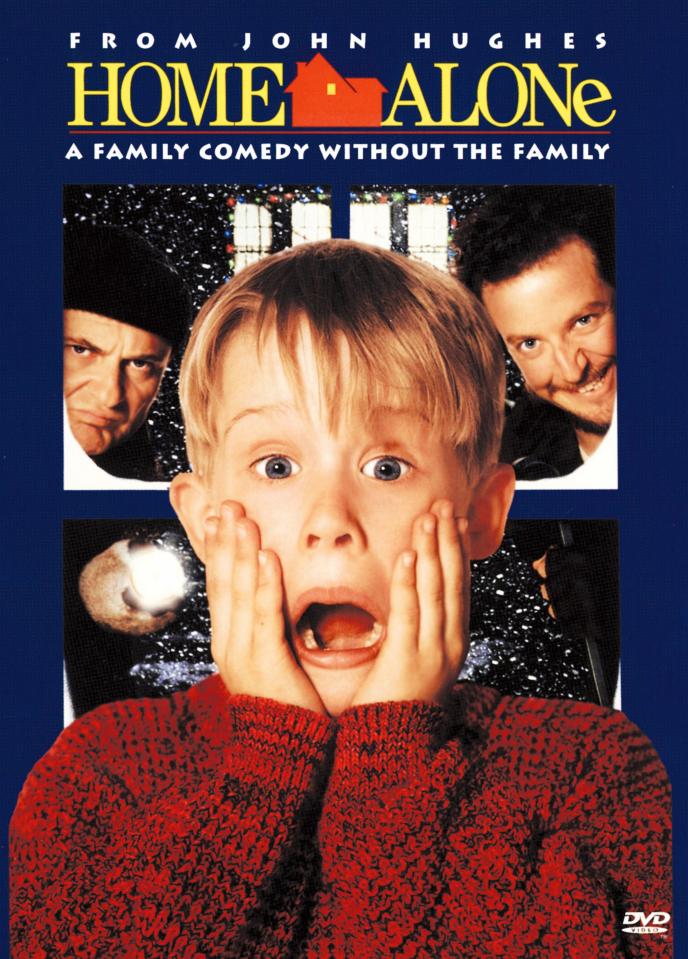 Home Alone movie poster featuring Macaulay Culkin.