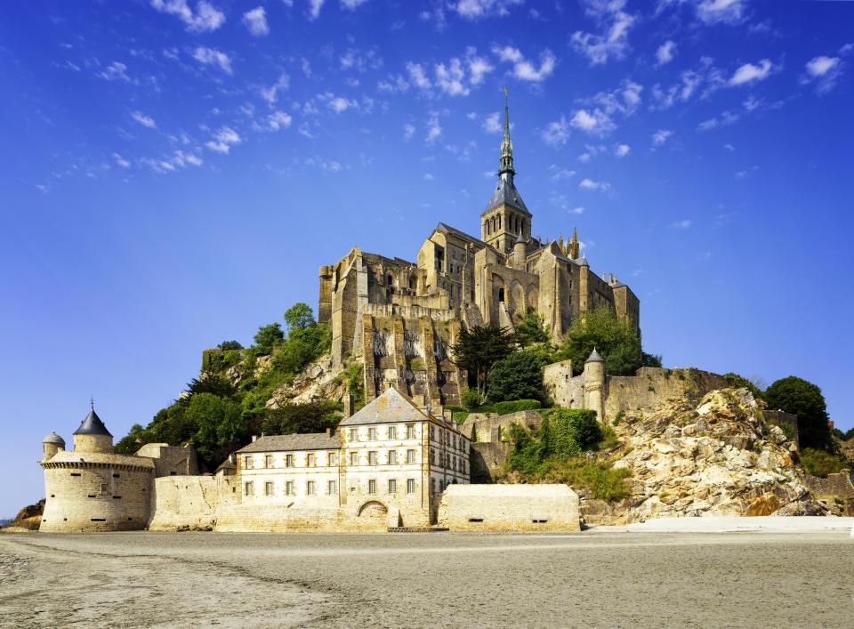 It is very similar to Mont-Saint-Michel in Normandy, France