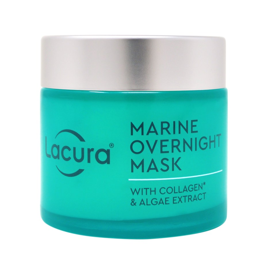 Aldi has launched the Lacura marine overnight mask