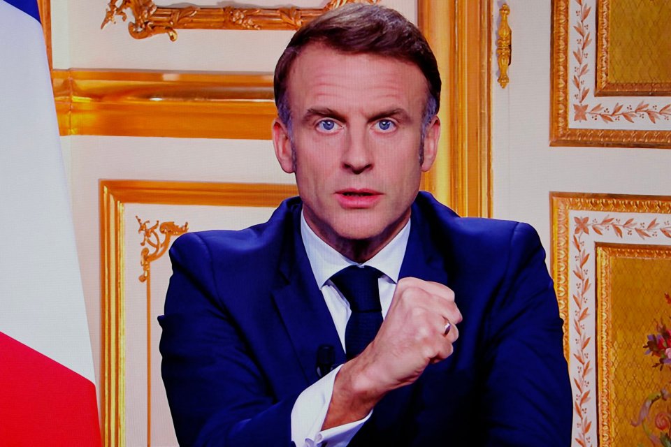 Macron has vowed to stay on as President of France until 2027