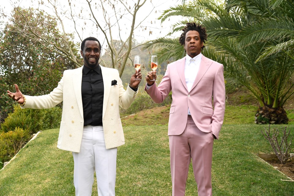 Sean Combs and Jay-Z at an event