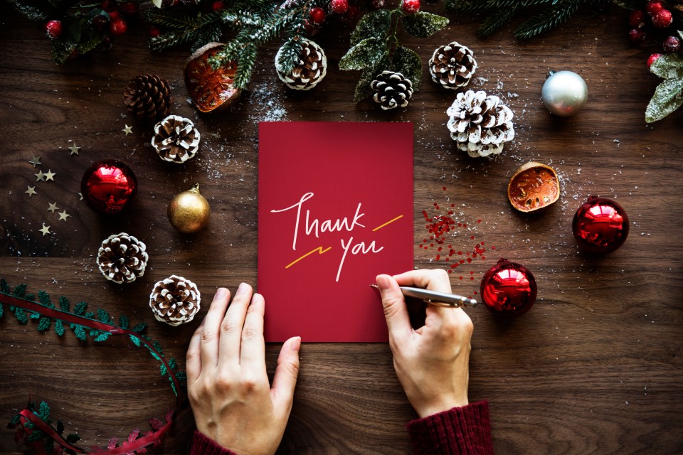 Send your hosts a thank-you card in the post