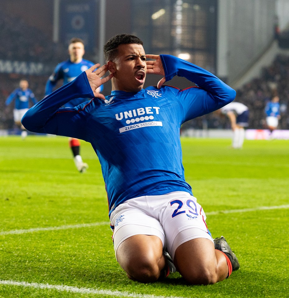 Hamza Igmane netted the go-ahead goal for Rangers