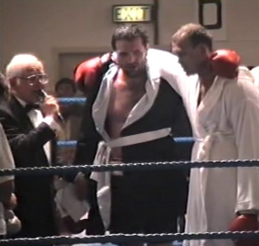 John Fury and Neil Malpass at a boxing match.