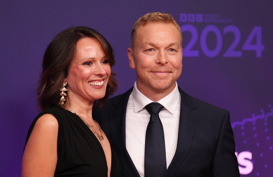 Sir Chris Hoy was in attendance at the BBC Sports Personality of the Year awards in Salford on Wednesday night