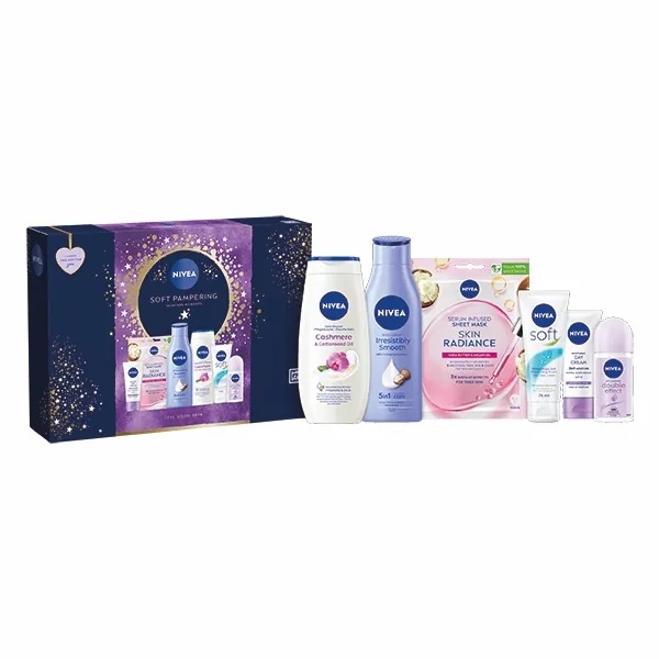 NIVEA Soft Pampering gift set.