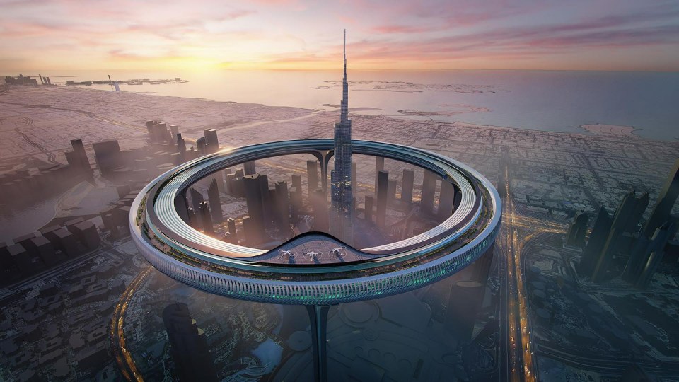 The Ring will encircle the tallest building in the world, Burj Khalifa