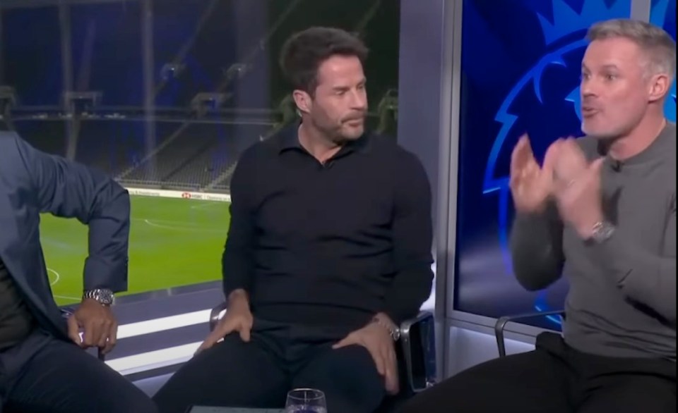 Jamie Carragher clashed with Jamie Redknapp over Trent Alexander-Arnold's future