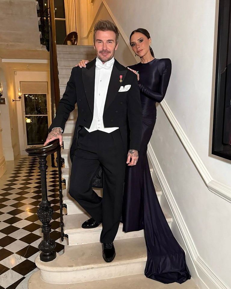 The Beckhams have returned to London after starting their Christmas season in Miami