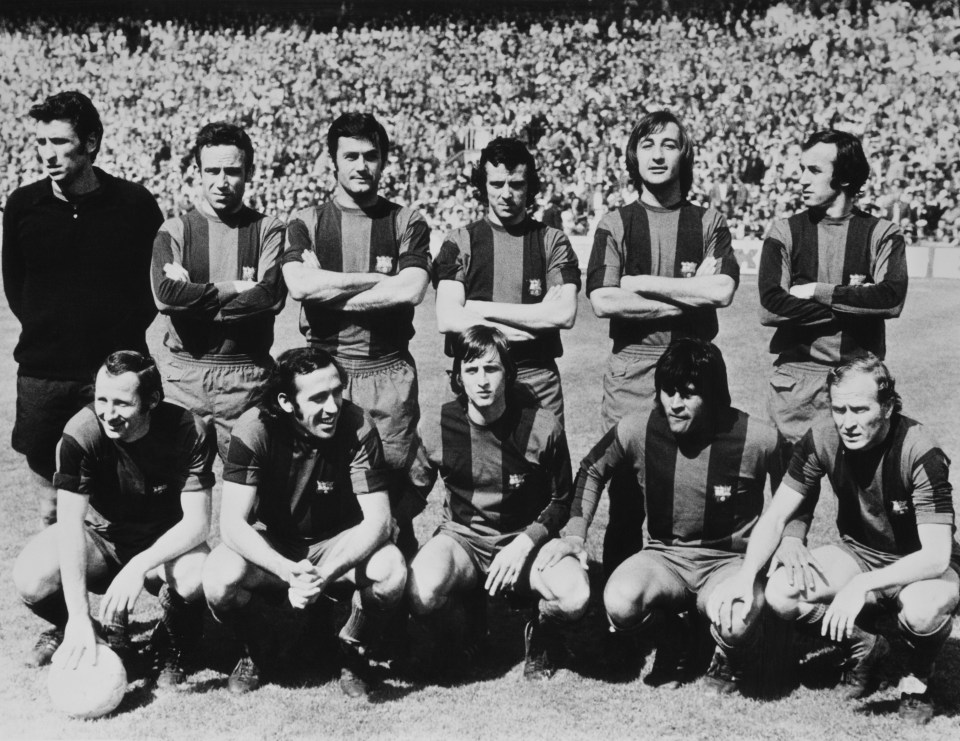 Hugo Sotil was part of Barcelona's successful team of the early 1970s