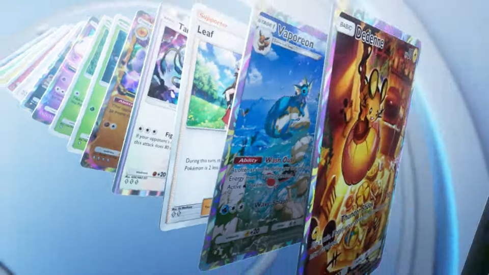 As well as full-art cards for Marshadow, Dedenne and Vaporeon