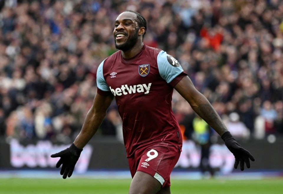 West Ham are offering full medical and personal support to striker Michail Antonio