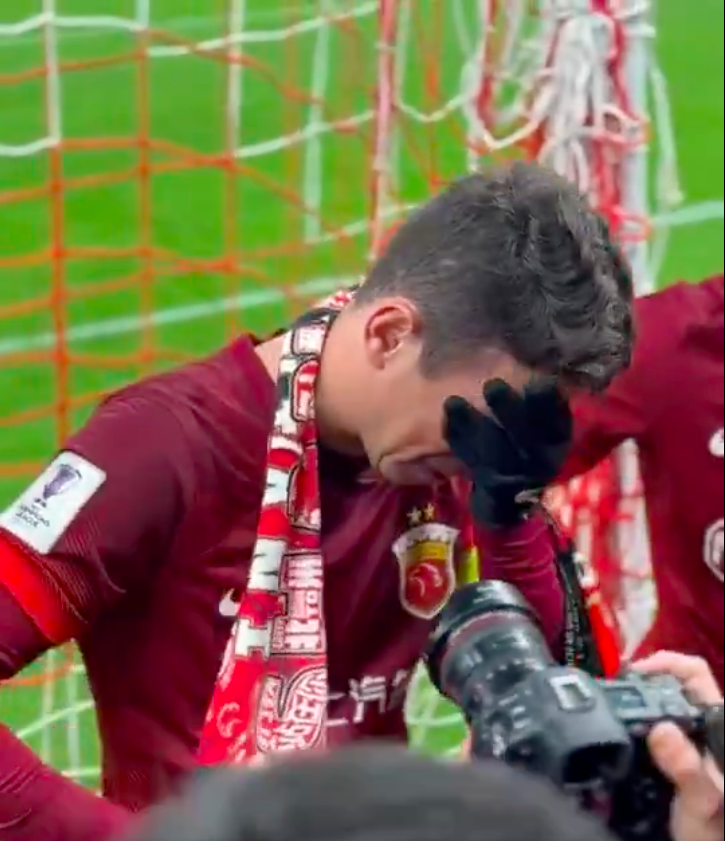 Oscar was left in tears as he bid goodbye