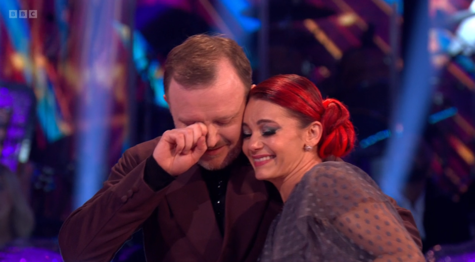 They were both in tears as they received the judges comments