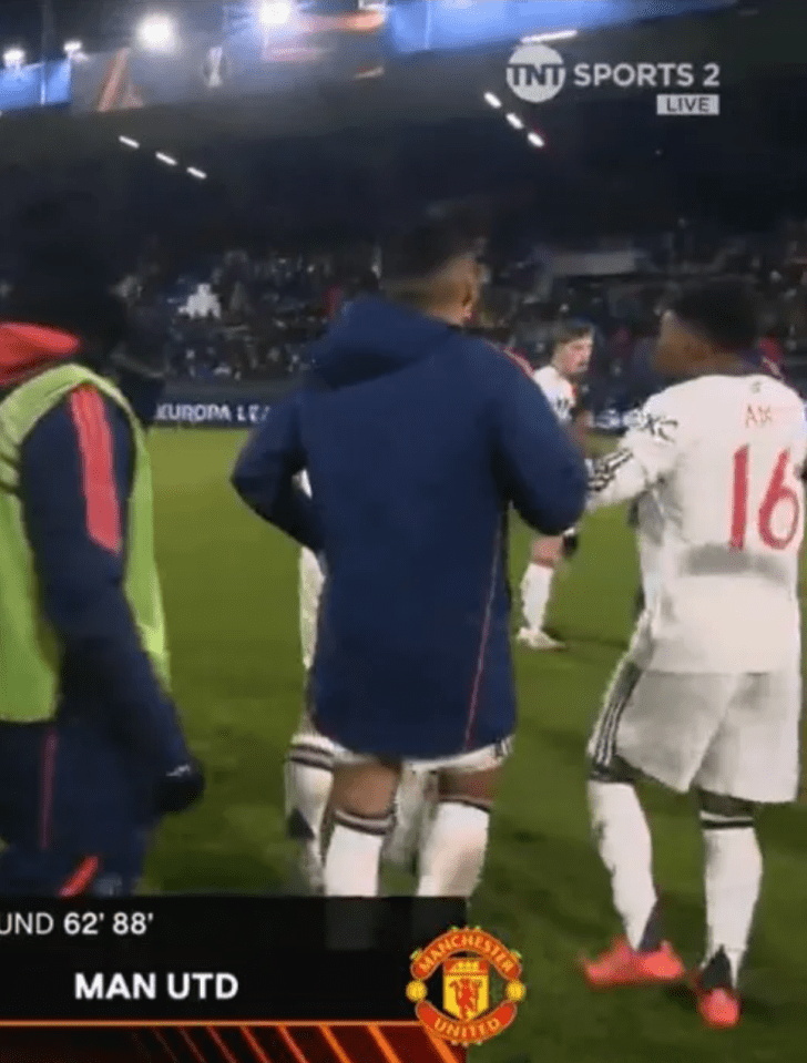 Teammates stepped in to break it up but it's not the first time footballers have fought