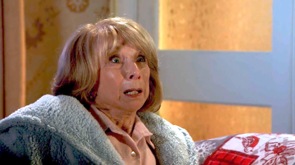 Gail Platt is left terrified of the killer's comeback in today's Coronation Street