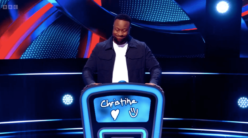 Comedian Babatunde Aléshé voted Christine as the weakest link