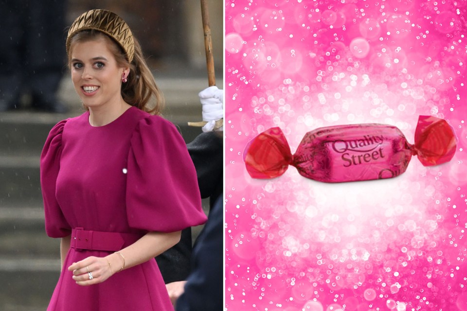 Princess Beatrice pretty in pink