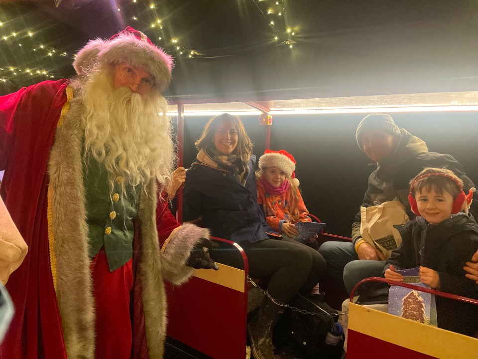 Father Christmas spreads cheers at Audley End