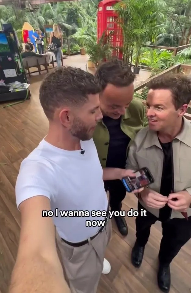 Dean McCullough has awkwardly forced Ant and Dec to follow him on social media