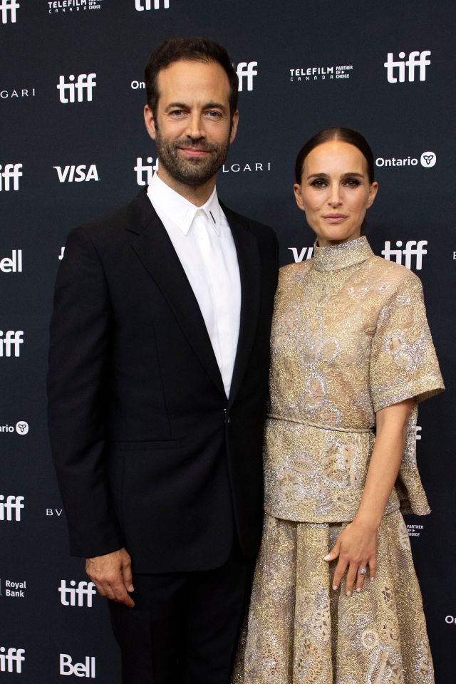 Natalie Portman and Benjamin Millepied at the Toronto International Film Festival.